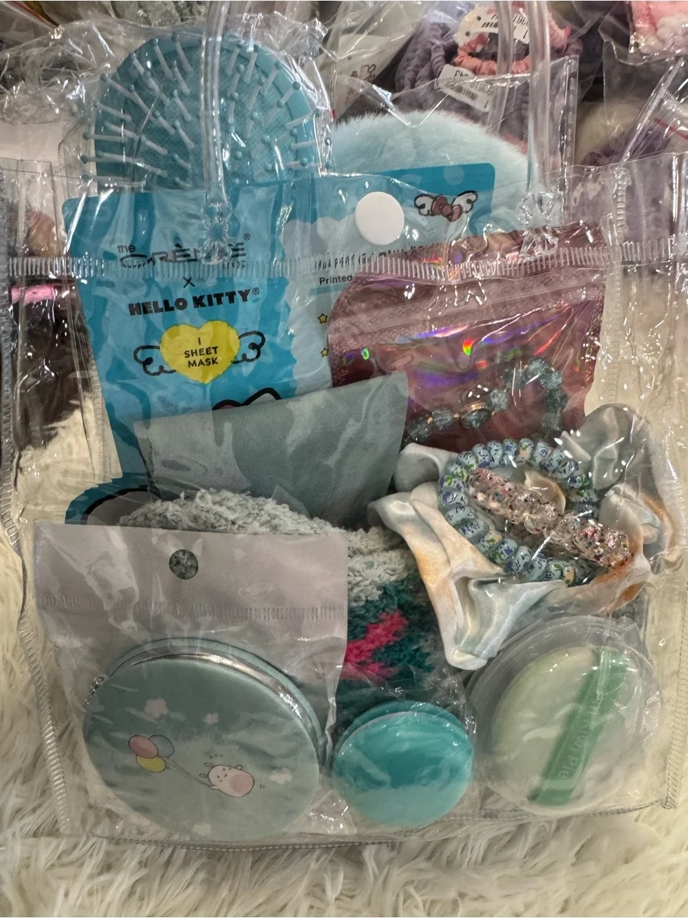 Beauty relaxation bundle gift bag ready for a gift 13 items